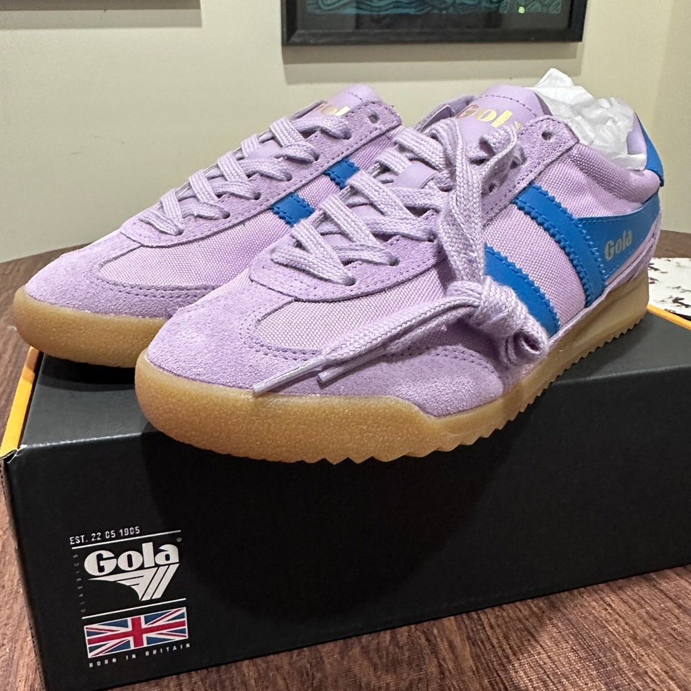 NEW Gola Tornado Sneakers Lilac/Santorini Size 6.5 - Picture 8 of 11